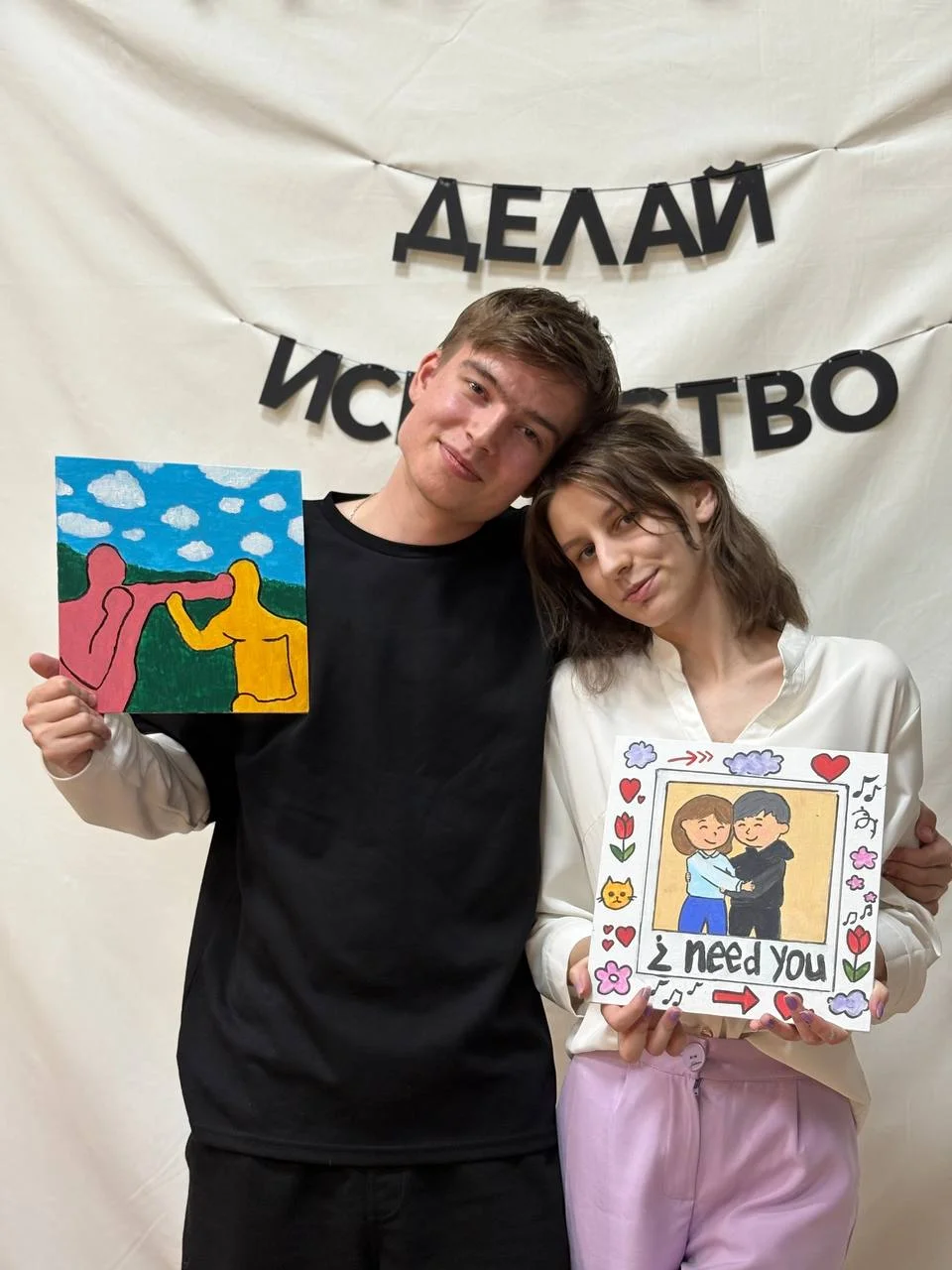 Мастер-класс по живописи акрилом на холсте